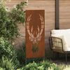vidaXL Garden Privacy Screen Rusty 50 x 140 cm Weathering steel