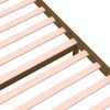 vidaXL Bed Frame without Mattress Honey Brown Solid Wood 90x200 cm