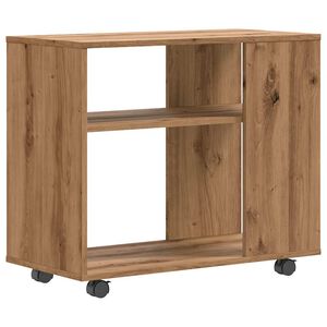 vidaXL Side Table Artisan Oak 70x35x60.5 cm Engineered Wood