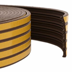 vidaXL Self-Adhesive Window Seal Brown 9 x 4 mm 12 m EPDM Foam