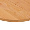 vidaXL Table Top Light Brown 100x50x2 cm Solid Wood Oak Oval