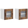 vidaXL Dishwasher Panel Kalmar 2 pcs Old Wood 40 x 31 x 40 cm