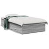 vidaXL Bed Frame with Drawers without Mattress Grey Sonoma 90x190 cm Single