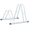 vidaXL Bicycle Stand for 2 Bikes Floor Freestanding Galvanised Steel
