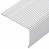 vidaXL Stair Nosings 30 pcs Silver 67 x 3.5 x 3 cm Aluminium