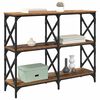 vidaXL Console Table Old Wood 100 x 28 x 80.5 cm Engineered Wood