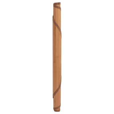 vidaXL Rug Round Natural80 cm Bamboo