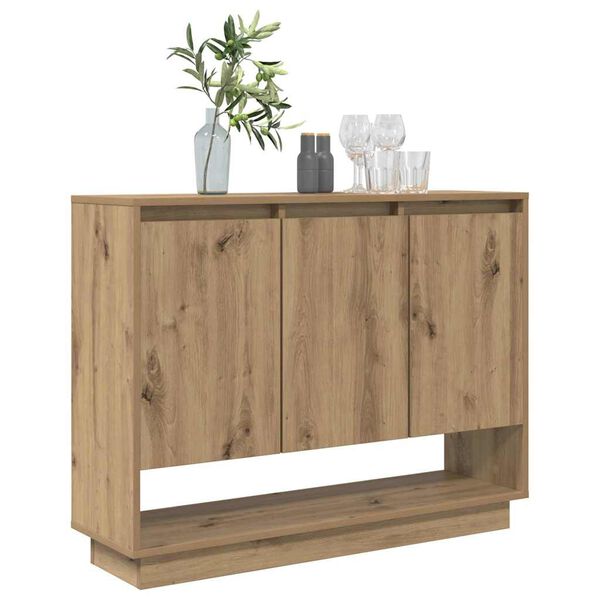 vidaXL Sideboard Artisan Oak 97 x 29 x 75 cm Engineered Wood