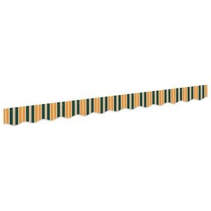 vidaXL Awning Valance Replacement Green and Yellow 330 x 20 cm