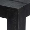 vidaXL Dining Table Black 140x80x76 cm Solid Mango Wood