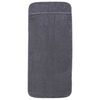 vidaXL Beach Towels 2 pcs Anthracite 75x200 cm Fabric 400 GSM