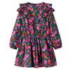 vidaXL Kids'Dress with Long Sleeves Bright Pink 116