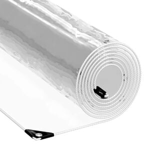 vidaXL Tarpaulin 350 gsm Transparent 20 x 1.5 m PVC