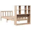vidaXL Bookcase Bed without Mattress 90x190 cm Single Solid Wood Pine