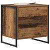 vidaXL Bedside Table Old Wood 50 x 39.5 x 50 cm Engineered Wood