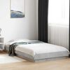 vidaXL Bed Frame without Mattress Concrete Grey 100x200 cm