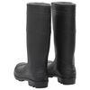 vidaXL Rain Boots Black Size 46 PVC