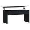 vidaXL Coffee Table Black 102x50.5x52.5 cm Engineered Wood
