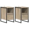 vidaXL Bedside Table 2 pcs Sonoma Oak 39.5 x 30 x 50 cm