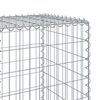 vidaXL Gabion Basket with Cover 1100x50x150 cm Galvanised Iron
