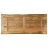 vidaXL Table Top Live Edge 140x60x3.8 cm Solid Wood Rough Mango