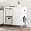 vidaXL Cat House White 72 x 42.5 x 70 cm Engineered Wood