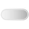 vidaXL LED Bathroom Mirror 90x40 cm Oval