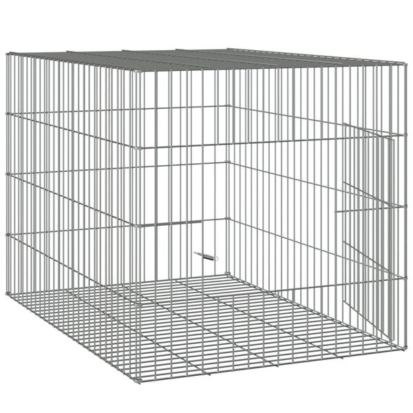 vidaXL Rabbit Cage 78x54x54 cm Galvanised Iron