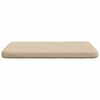 vidaXL Seat Cushions 4 pcs Cream 40 x 40 x 3 cm Microfibre Fabric