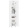 vidaXL Highboard White 34.5x34x180 cm Engineered Wood