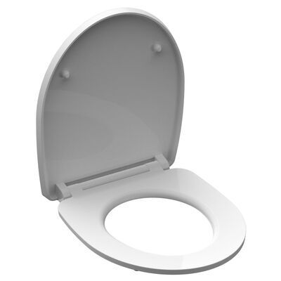 SCHÜTTE Duroplast High Gloss Toilet Seat with Soft-Close RELAXING FROG