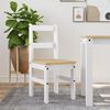 vidaXL Dining Chairs 2 pcs PANAMA White 40x46x90 cm Solid Wood Pine