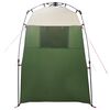 vidaXL Shower Tent Folding with Storage Green 160 x 160 x 227 cm Steel