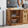 vidaXL Garage Storage Cabinet Old Wood 60x51x85 cm Solid Wood Pine
