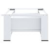 vidaXL Washing Machine Pedestal with Drawer White