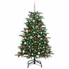 vidaXL Artificial Christmas Tree with 150 LEDs with Stand Green 150 cm