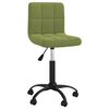 vidaXL Swivel Office Chair Light Green Velvet