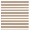 vidaXL Zebra Blind Sand Brown 150x150 cm Fabric Width 145.9 cm Polyester