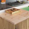 vidaXL Garage Storage Cabinet Artisan Oak 30x51x85 cm Solid Wood Pine