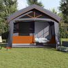 vidaXL Tents with Roof Grey and orange 620 x 322 x 240 cm Polyester