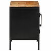vidaXL Bedside Cabinet 2 pcs Brown and Black 50 x 30 x 45 cm