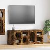 vidaXL TV Cabinet Smoked Oak 100 x 35 x 40 cm Engineered Wood