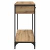 vidaXL Console Table Artisan Oak 100 x 34.5 x 75 cm Engineered Wood