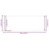 vidaXL Patio Retractable Side Awning 220x600 cm Red