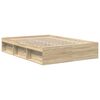 vidaXL Bed Frame without Mattress Sonoma Oak 160x200 cm