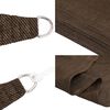 vidaXL Sunshade Sail 160 g/m&sup2; Brown 5x5x5 m HDPE