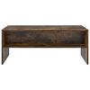 vidaXL Coffee Table Smoked Oak 100 x 50 x 40 cm Engineered Wood