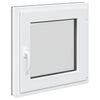 vidaXL Basement Window RISOR 50 x 50 cm PVC and Glass Anthracite