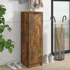 vidaXL Shoe Cabinet Smoked Oak 30x35x100 cm Engineered Wood