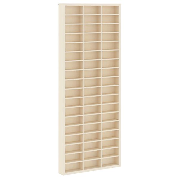 vidaXL Wall Display Case Beige 30 x 4.5 x 75 cm Engineered Wood